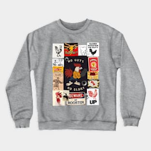 ROOSTER COLLAGE Crewneck Sweatshirt